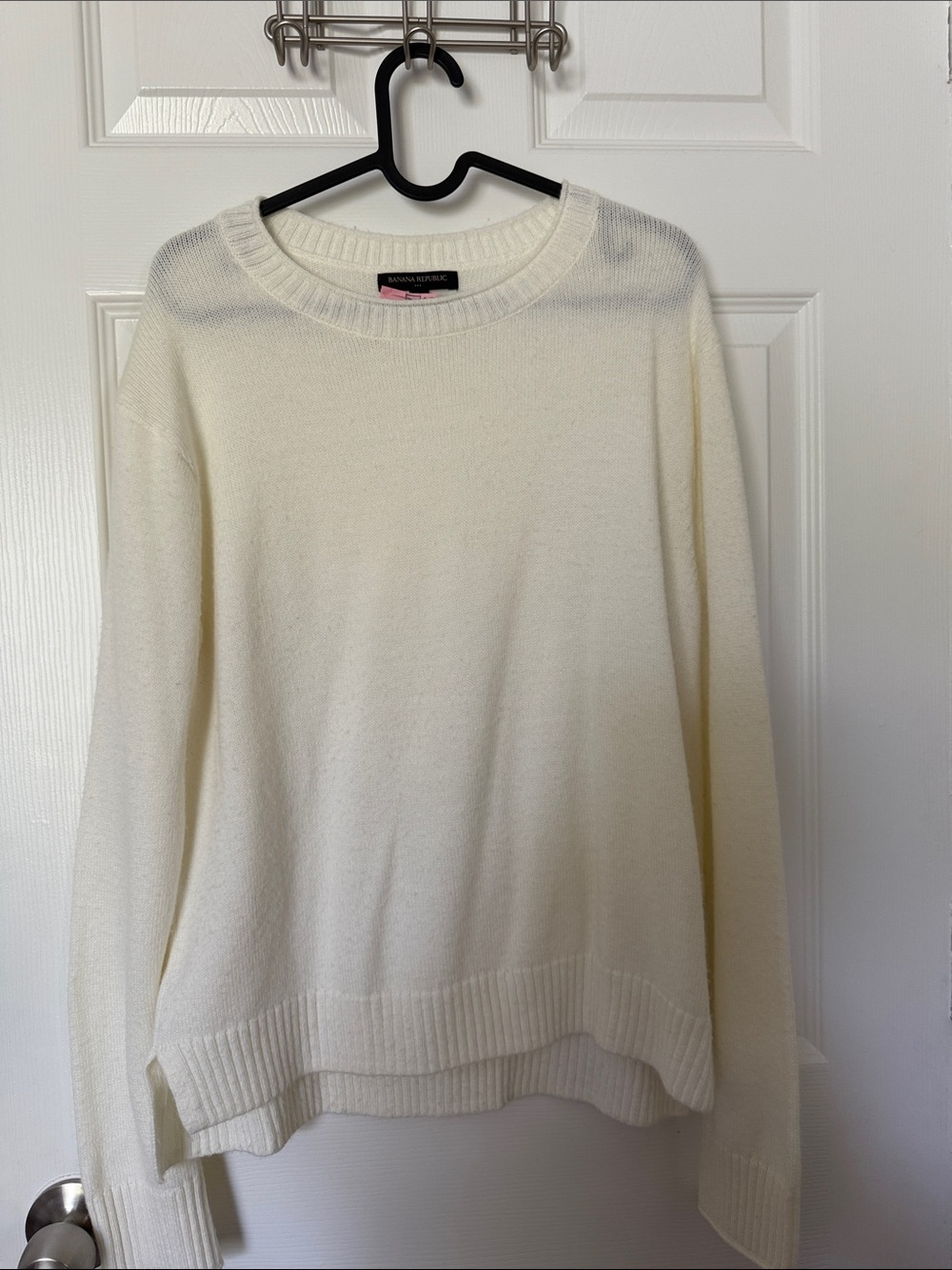 Banana Republic Cream Crewneck Sweater
